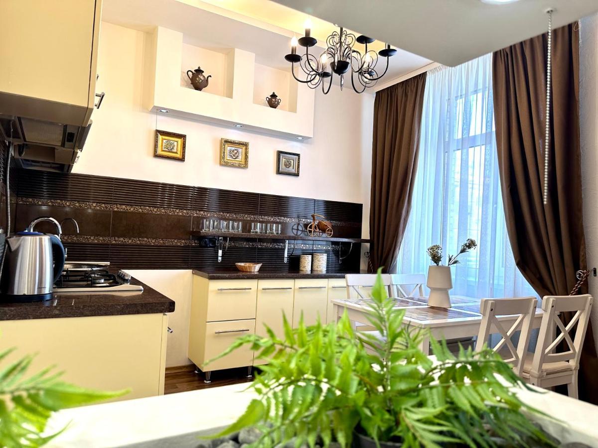 Lux Apartments In The City Center With A Coffee Machine, View Of A Theater, Near Zlata Plaza Rivne Dış mekan fotoğraf